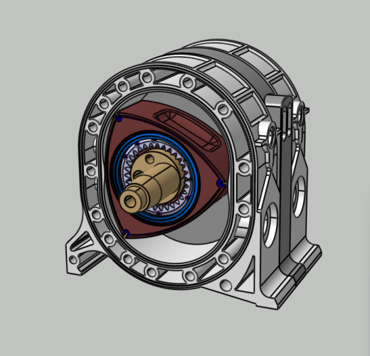 转子发动机内部结构缩略图